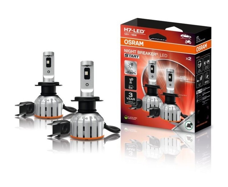 OSRAM H7 LED Night Breaker START Renault Clio 3 mit Zulassung